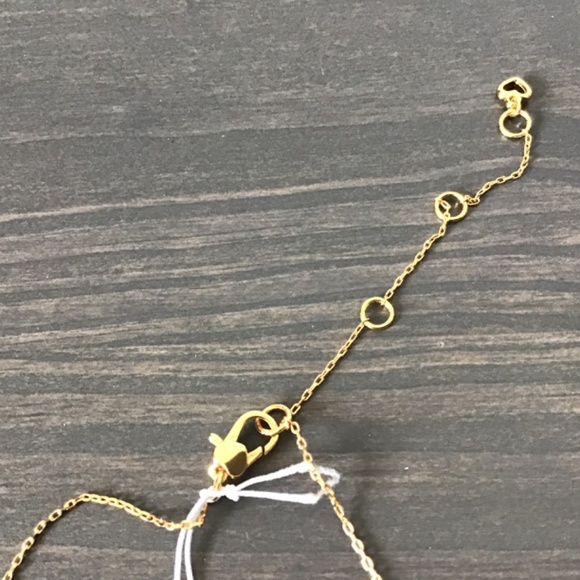 KATE SPADE NEW YORK Cubic Zirconia Pear-Shape Halo Mini Pendant Necklace - Picture 2 of 7